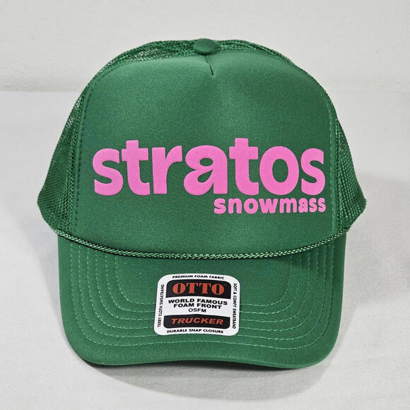 Other - Stratos Snowmass Otto Trucker Puff Mesh Snapback Hat